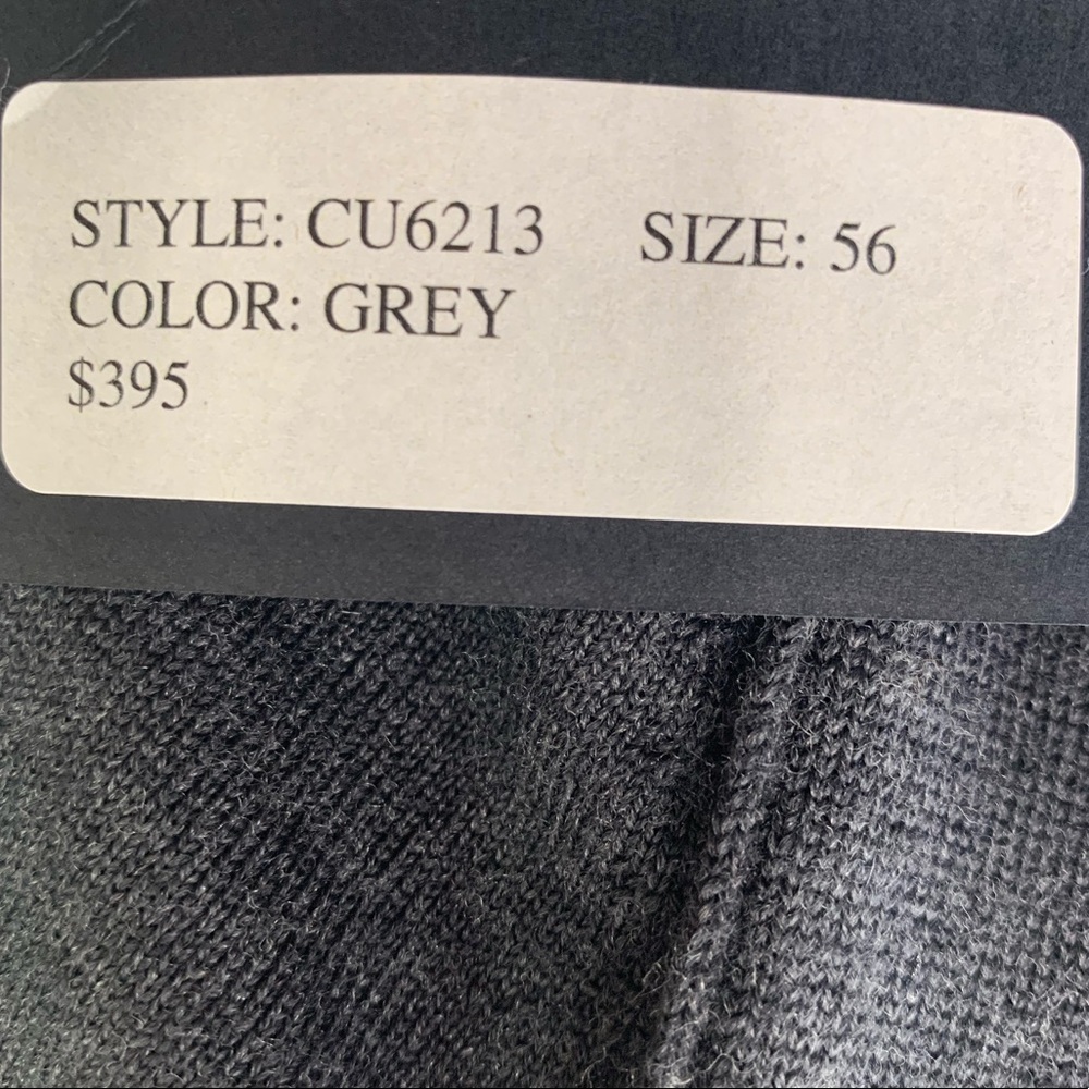 Cruciani for Jared M. Two Tone Gray Cardigan Sz 54 - Picture 5 of 5
